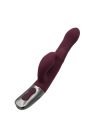 TITANZ 8.5" SILICONE RECHARGEABLE VIBRATOR IN RUBINE RED_B15O25_4