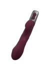 TITANZ 8.5" SILICONE RECHARGEABLE VIBRATOR IN RUBINE RED_B15O25_4