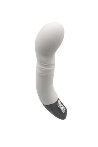 TITANZ 8" SILICONE RECHARGEABLE VIBRATOR IN IVORY WHITE_B15O25_4