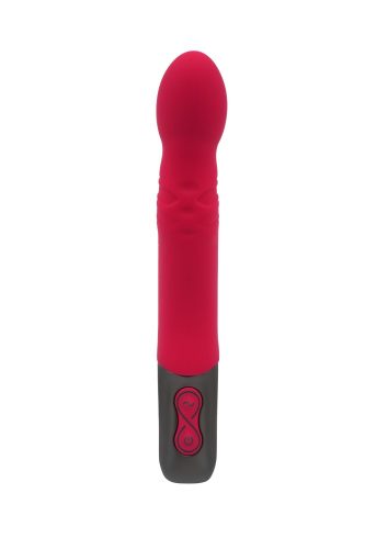 TITANZ 8" SILICONE RECHARGEABLE VIBRATOR IN PINK_B15O25_4