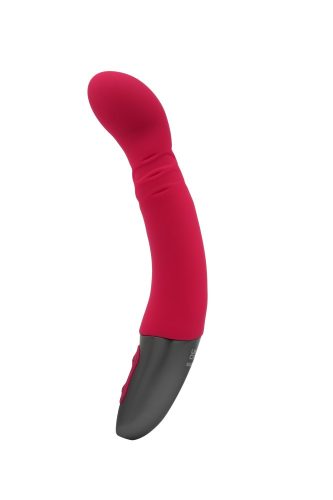 TITANZ 8" SILICONE RECHARGEABLE VIBRATOR IN PINK_B15O25_4