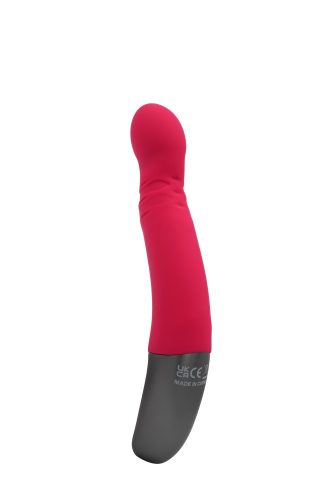TITANZ 8" SILICONE RECHARGEABLE VIBRATOR IN PINK_B15O25_4