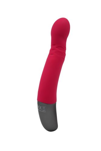 TITANZ 8" SILICONE RECHARGEABLE VIBRATOR IN PINK_B15O25_4
