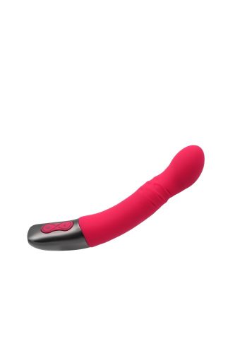 TITANZ 8" SILICONE RECHARGEABLE VIBRATOR IN PINK_B15O25_4
