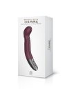 TITANZ 8" SILICONE RECHARGEABLE VIBRATOR IN RUBINE RED_B15O25_4