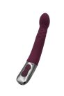 TITANZ 8" SILICONE RECHARGEABLE VIBRATOR IN RUBINE RED_B15O25_4