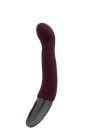 TITANZ 8" SILICONE RECHARGEABLE VIBRATOR IN RUBINE RED_B15O25_4