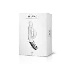   TITANZ 7" SILICONE RECHARGEABLE VIBRATOR IN IVORY WHITE_B15O25_4
