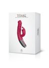 TITANZ 7" SILICONE RECHARGEABLE VIBRATOR IN PINK_B15O25_4