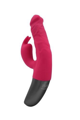 TITANZ 7" SILICONE RECHARGEABLE VIBRATOR IN PINK_B15O25_4