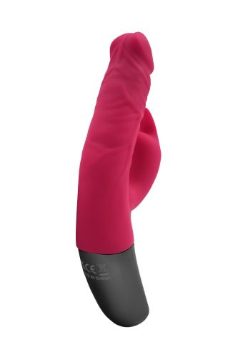 TITANZ 7" SILICONE RECHARGEABLE VIBRATOR IN PINK_B15O25_4