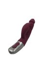 TITANZ 7" SILICONE RECHARGEABLE VIBRATOR IN RUBINE RED_B15O25_4