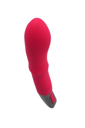 TITANZ 7" SILICONE RECHARGEABLE VIBRATOR IN PINK_B0O25_4