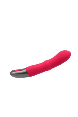 TITANZ 7" SILICONE RECHARGEABLE VIBRATOR IN PINK_B0O25_4