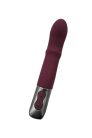 TITANZ 7" SILICONE RECHARGEABLE VIBRATOR IN RUBINE RED_B15O25_4