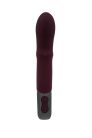 TITANZ 7" SILICONE RECHARGEABLE VIBRATOR IN RUBINE RED_B15O25_4