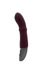 TITANZ 7" SILICONE RECHARGEABLE VIBRATOR IN RUBINE RED_B15O25_4