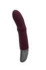 TITANZ 7" SILICONE RECHARGEABLE VIBRATOR IN RUBINE RED_B15O25_4