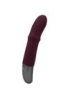 TITANZ 7" SILICONE RECHARGEABLE VIBRATOR IN RUBINE RED_B15O25_4