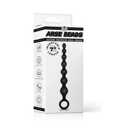 Arse Beads 7" Ribbed Silicone Aanal Beads II