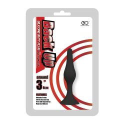 Back Up 3" Silicone Butt Plug w/Suction Cup I