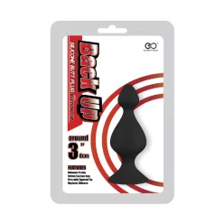 Back Up 3" Silicone Butt Plug w/Suction Cup II