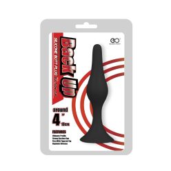 Back Up 4" Silicone Butt Plug w/Suction Cup II