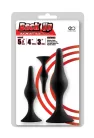 Back Up 3",4",5.5" Silicone Butt Plug w/Suction Cup (3pcs in 1 Kit Set)