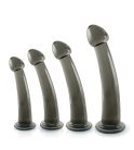 Black Axinite 4 in 1 Anal Plug Kit Set