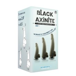 Black Axinite 3 in 1 Anal Plug Kit Set IV