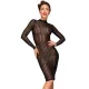 Classic dress made of elastic tulle - XL