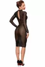 Classic dress made of elastic tulle - XL