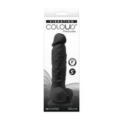 Colours - Pleasures - Vibrating - 5" Dildo - Black
