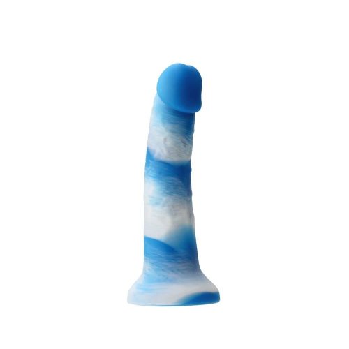 Colours - Pleasures - Yum Yum  6" Dildo - Blue_B0O25_3