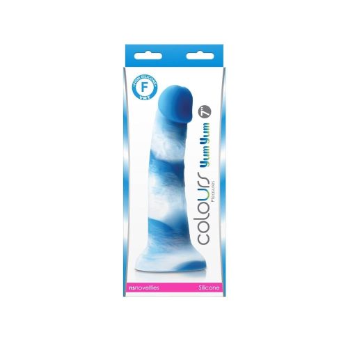 Colours - Pleasures - Yum Yum  7" Dildo - Blue_B15O25_3