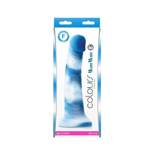 Colours - Pleasures - Yum Yum  8" Dildo - Blue_B15O25_3