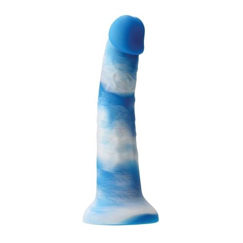 Colours - Pleasures - Yum Yum  8" Dildo - Blue_B15O25_3