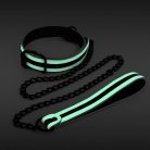 GLO Bondage - Collar and Leash - Green_B0O25_2