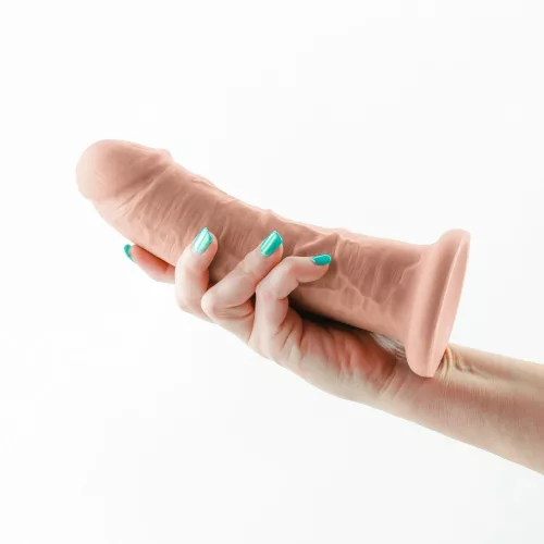 Colours - Dual Density - 7" Girth Dildo - White