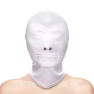 Fetish & Fashion - Zippered Mouth Hood - White - Alternate Package