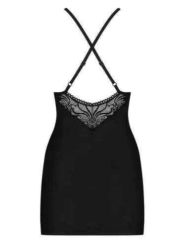 828-CHE-1 chemise & thong  S/M
