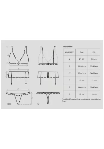 Emperita set  S/M