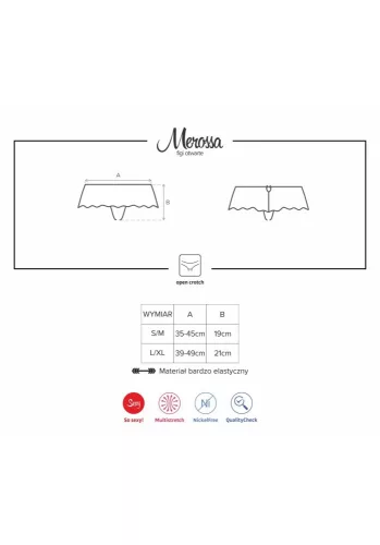 Merossa crotchless panties  S/M