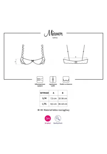 Miamor half-bra  S/M