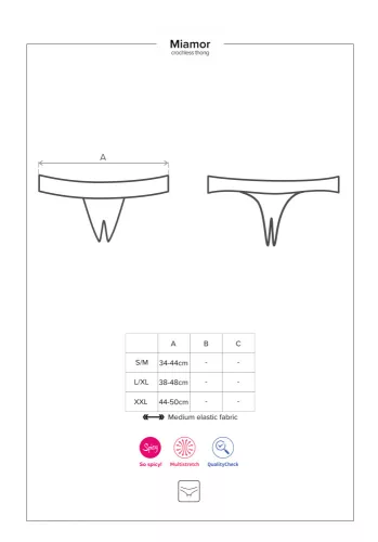 Miamor crotchless thong  S/M