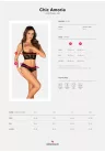 Chic Amoria 2-pcs crotchless set   XS/S