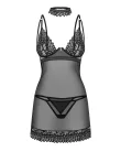 Donarella chemise & thong M/L