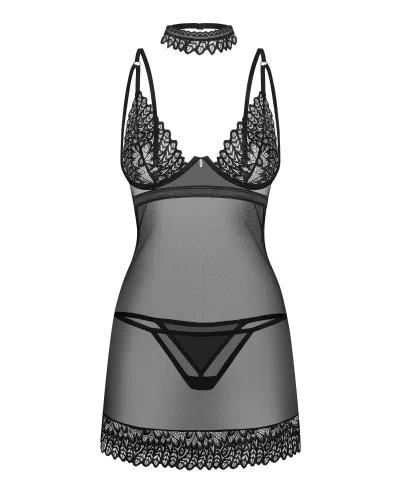 Donarella chemise & thong M/L