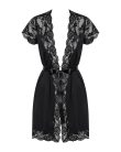 810-PEI-1 peignoir black   S/M