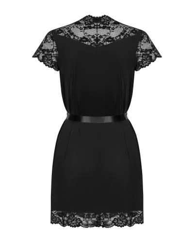 810-PEI-1 peignoir black   S/M